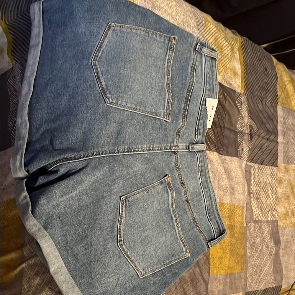 Blue Denim Shorts